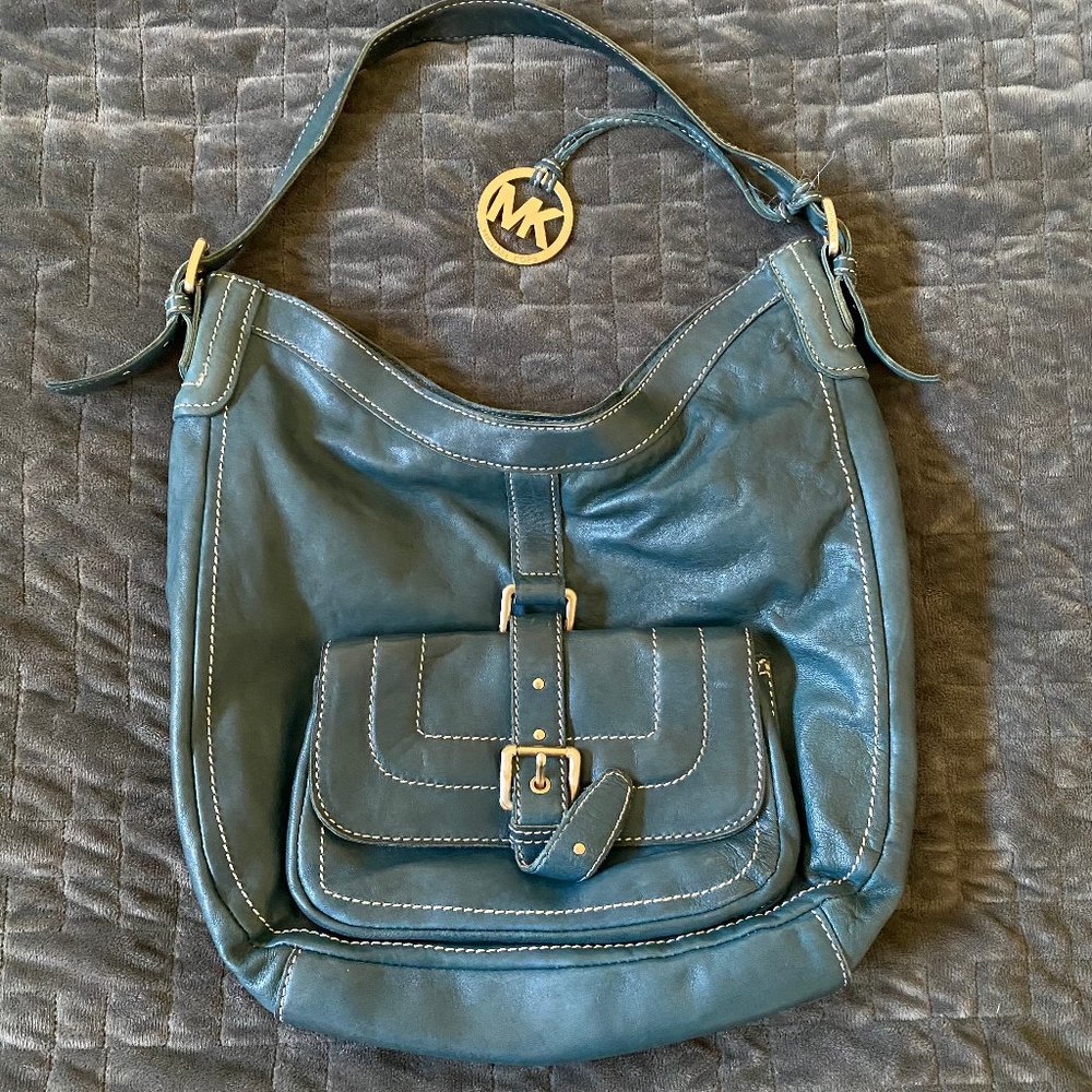 Teal Michael Kors Purse